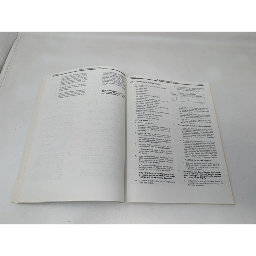 1980 Ford Car Shop‎ Manual Engine Diagnosis Emissions All Models Manual Book 2nd